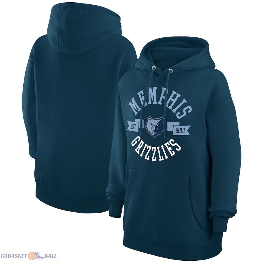 Women's Memphis Grizzlies G-III 4Her by Carl Banks Navy City Pullover Hoodie