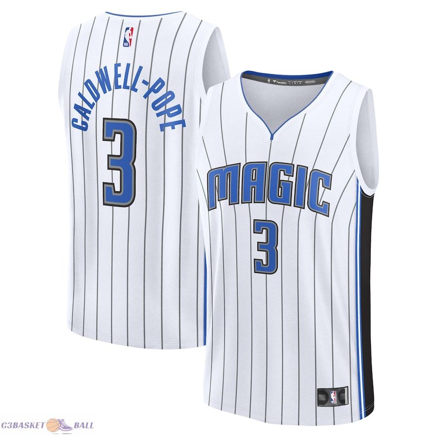 Youth Orlando Magic Kentavious Caldwell-Pope Fanatics White Fast Break Replica Player Jersey - Association Edition