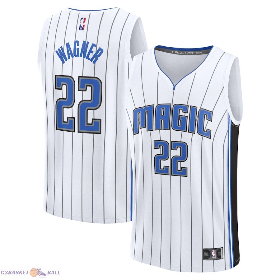 Youth Orlando Magic Franz Wagner Fanatics White Fast Break Replica Player Jersey - Association Edition