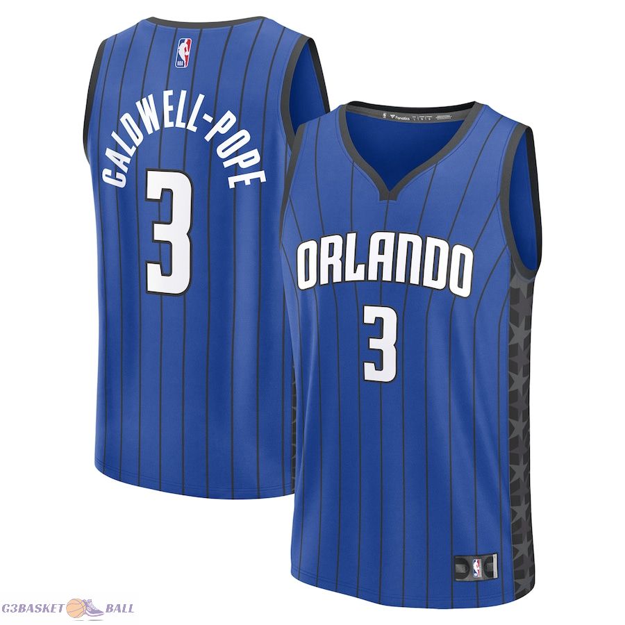 Youth Orlando Magic Kentavious Caldwell-Pope Fanatics Blue Fast Break Player Jersey - Statement Edition