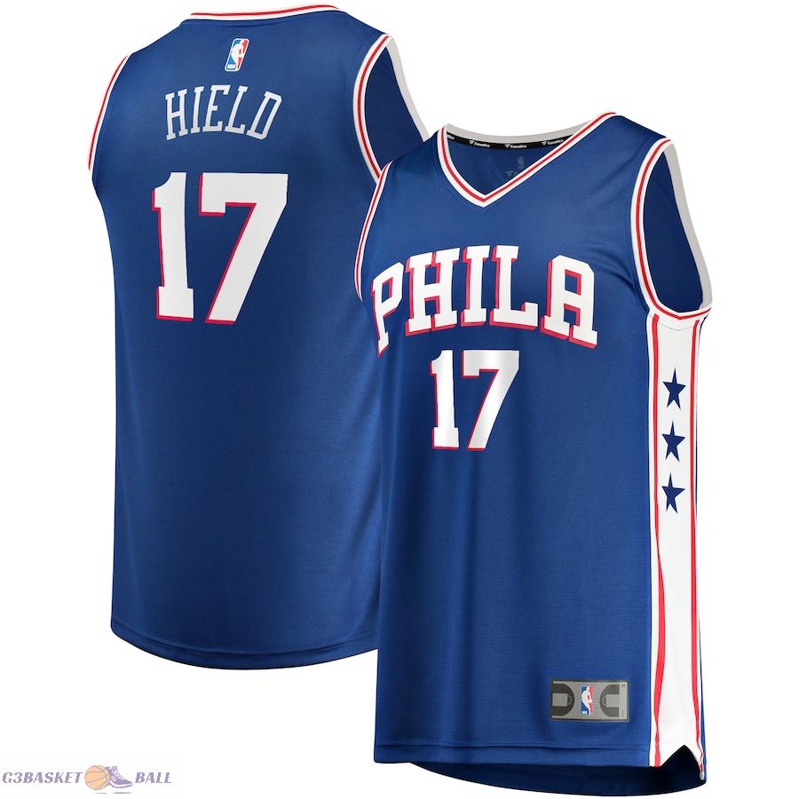 Men's Philadelphia 76ers Buddy Hield Fanatics Royal Fast Break Player Jersey - Icon Edition