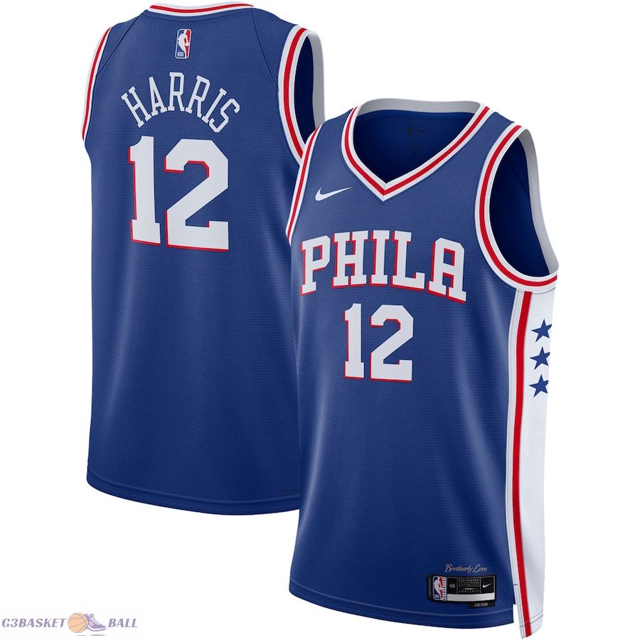 Unisex Philadelphia 76ers Tobias Harris Royal Swingman Jersey - Icon Edition