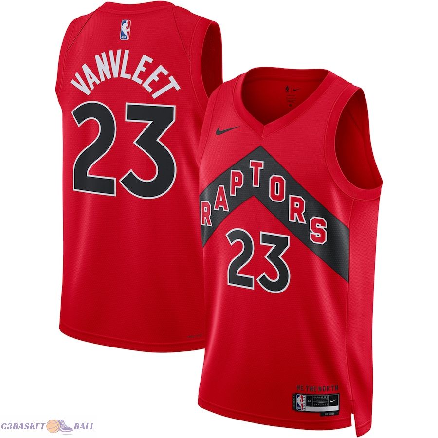 Unisex Toronto Raptors Fred VanVleet Red Swingman Jersey - Icon Edition