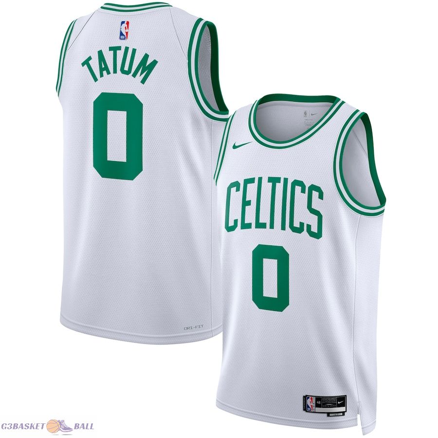 Unisex Boston Celtics Jayson Tatum White Swingman Jersey - Association Edition