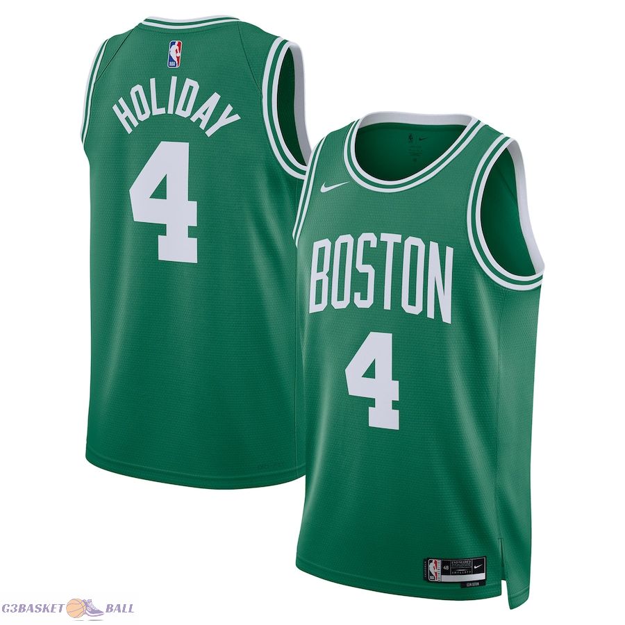 Unisex Boston Celtics Jrue Holiday Kelly Green Swingman Jersey - Icon Edition