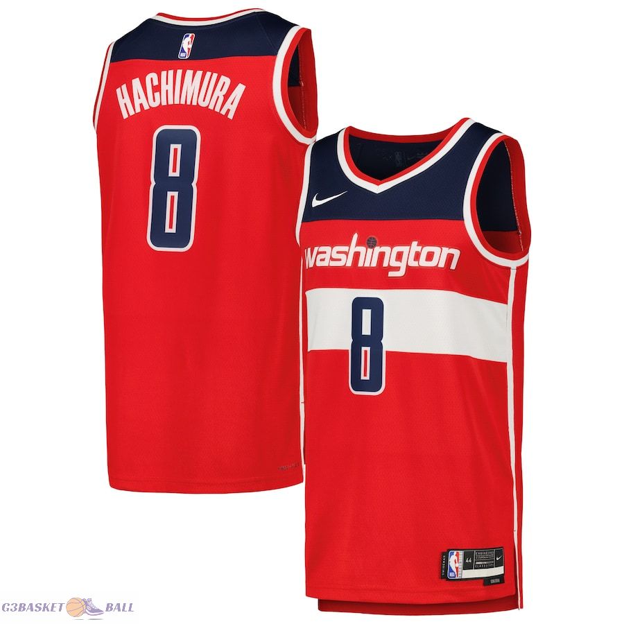 Men's Washington Wizards Rui Hachimura Red Swingman Jersey