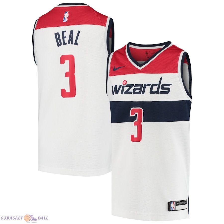 Youth Washington Wizards Bradley Beal White Swingman Jersey - Statement Edition