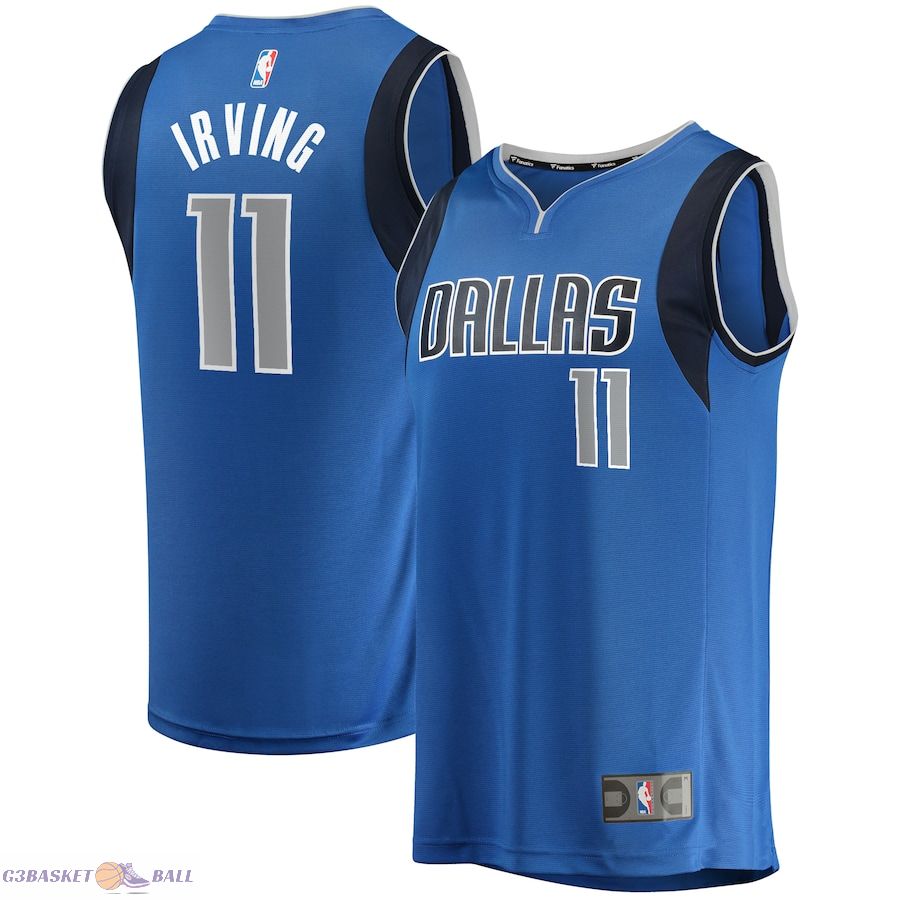 Men's Dallas Mavericks Kyrie Irving Fanatics Blue Fast Break Replica Player Jersey - Icon Edition