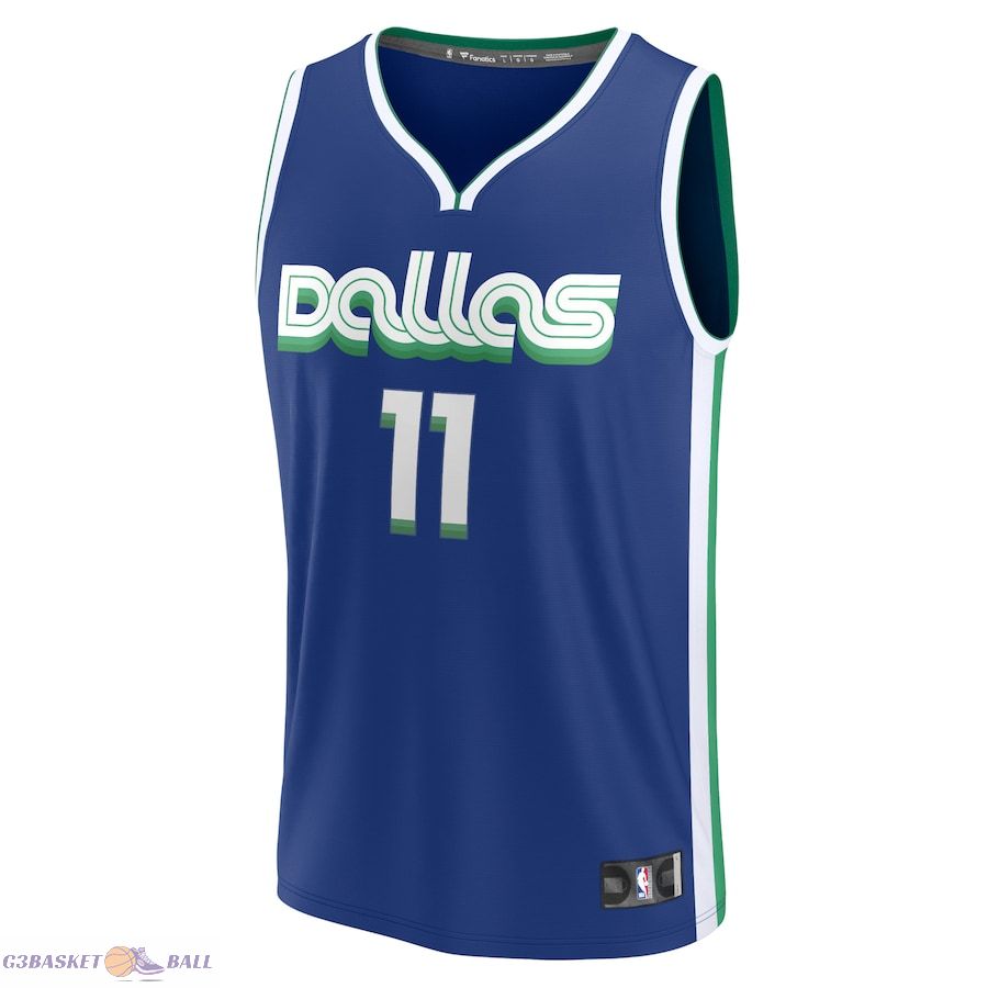 Men's Dallas Mavericks Tim Hardaway Jr. Fanatics Blue Fastbreak Jersey - City Edition