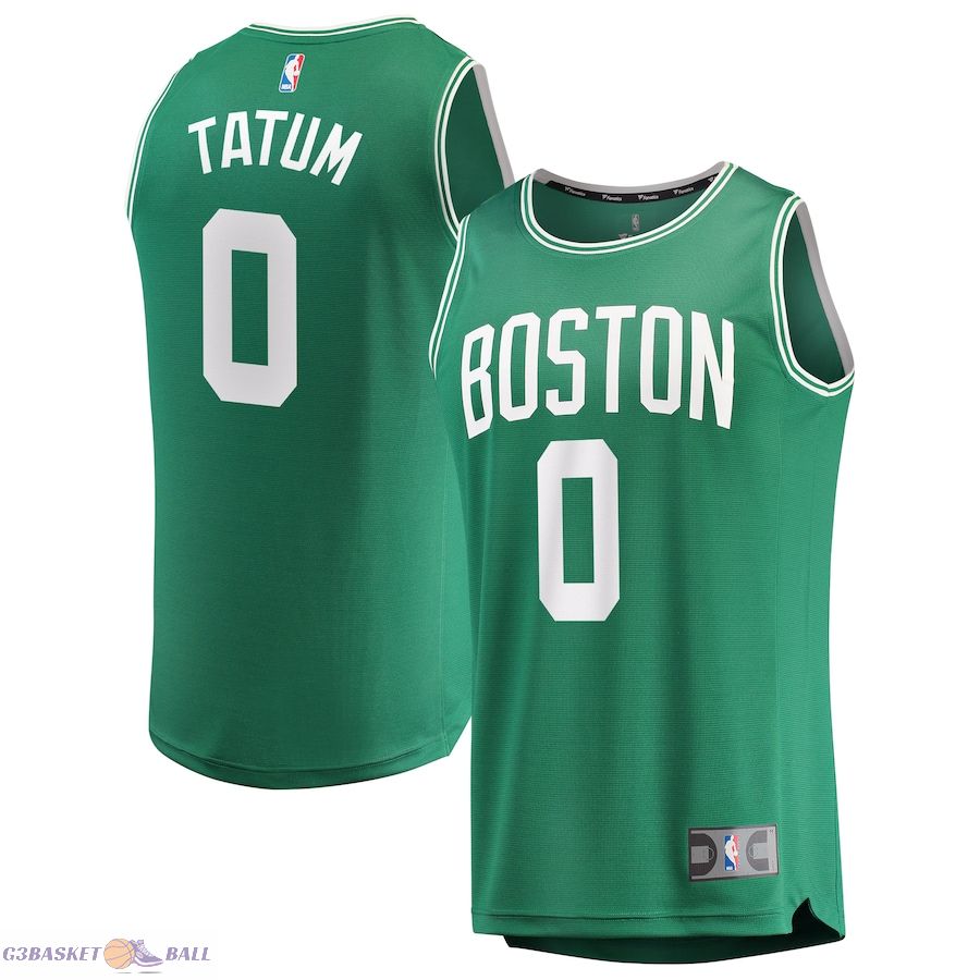 Youth Boston Celtics Jayson Tatum Fanatics Kelly Green Fast Break Player Jersey - Icon Edition