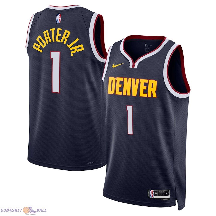 Unisex Denver Nuggets Michael Porter Jr. Navy Swingman Jersey - Icon Edition