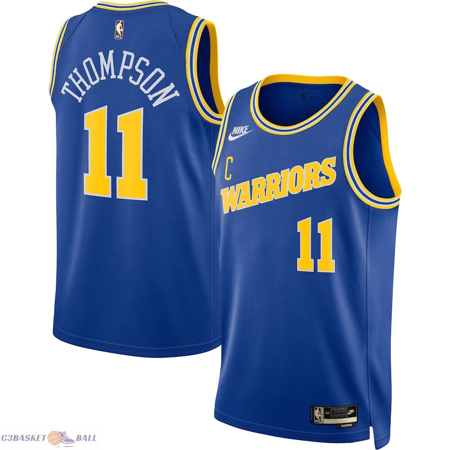 Men's Golden State Warriors Klay Thompson Blue Swingman Jersey - Classic Edition