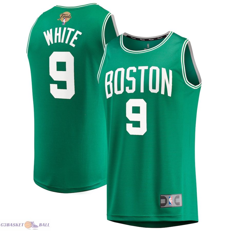 Youth Boston Celtics Derrick White Fanatics Kelly Green 2024 NBA Finals Fast Break Replica Player Jersey - Icon Edition