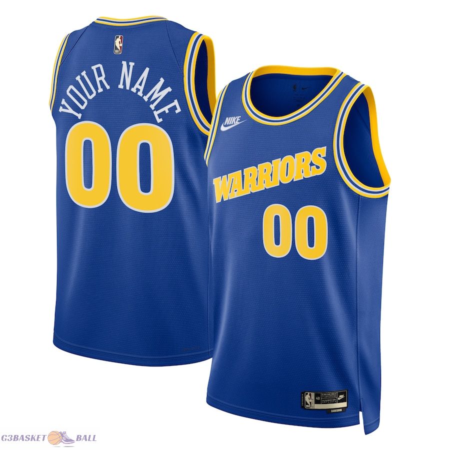 Unisex Golden State Warriors Blue 2022/23 Custom Swingman Jersey - Classic Edition