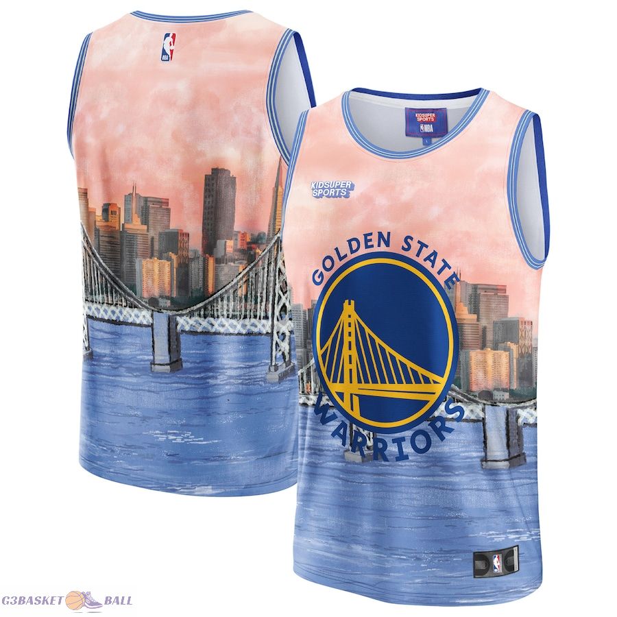 Unisex Golden State Warriors NBA & KidSuper Studios by Fanatics Blue Hometown Jersey