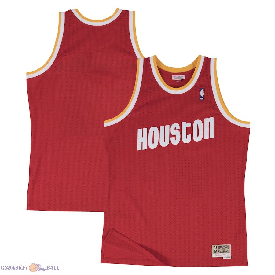 Men's Houston Rockets Mitchell & Ness Red 1996-97 Hardwood Classics Swingman Jersey