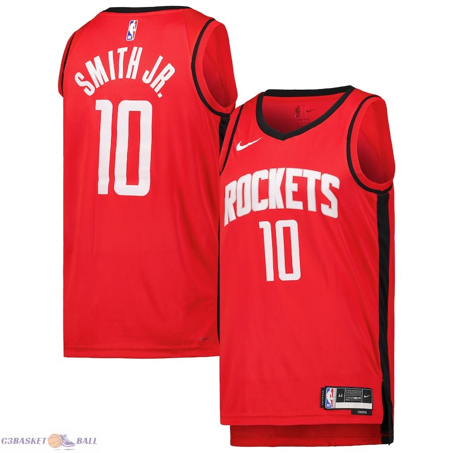 Unisex Houston Rockets Jabari Smith Jr. Red Swingman Jersey - Icon Edition