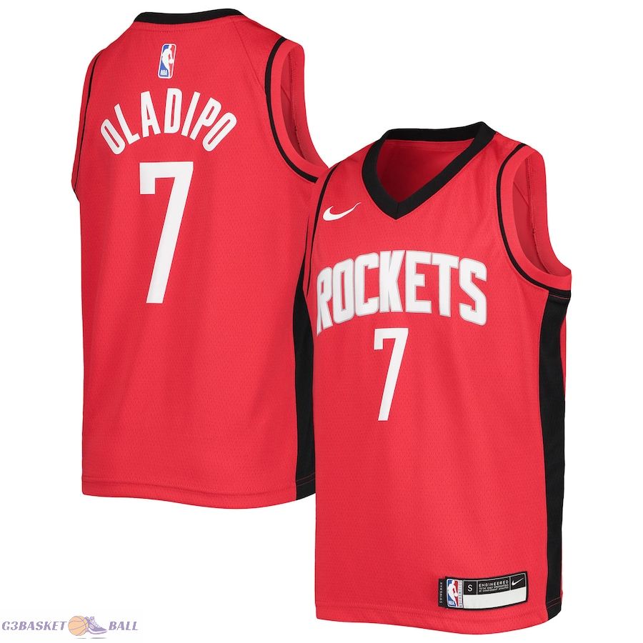 Youth Houston Rockets Victor Oladipo Red Swingman Jersey - Icon Edition