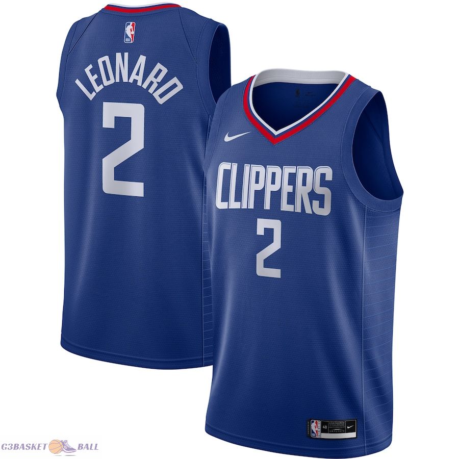 Men's LA Clippers Kawhi Leonard Royal Swingman Jersey - Icon Edition