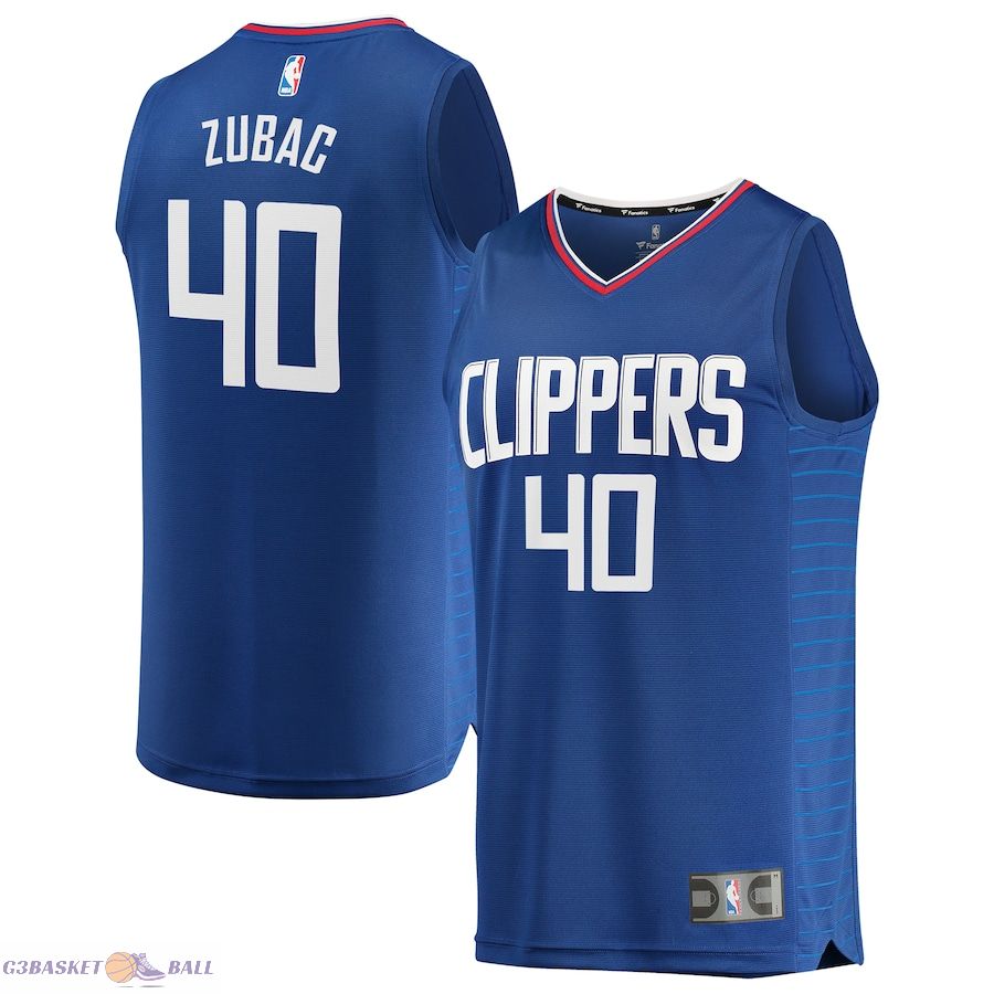 Men's LA Clippers Ivica Zubac Fanatics Royal Fast Break Replica Jersey - Icon Edition