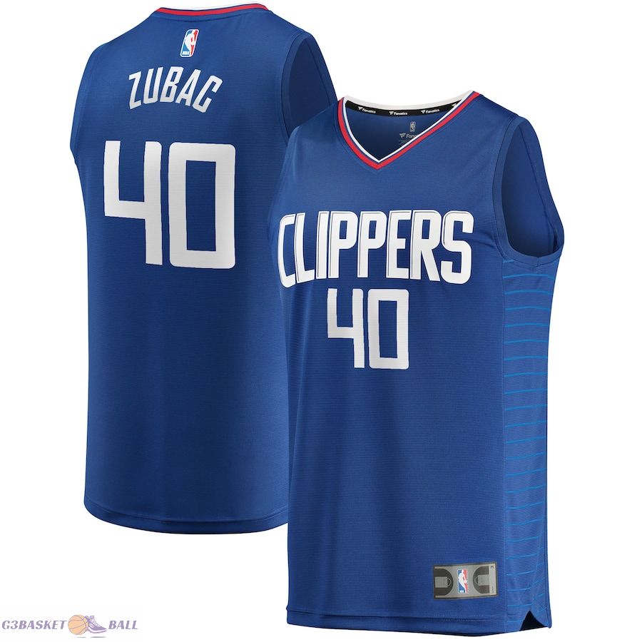 Men's LA Clippers Ivica Zubac Fanatics Royal Fast Break Replica Jersey - Icon Edition