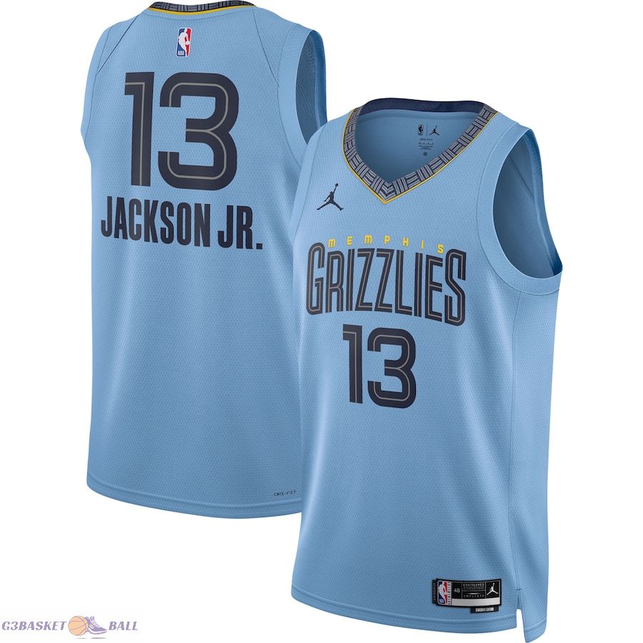 Unisex Memphis Grizzlies Jaren Jackson Jr. Jordan Brand Light Blue Swingman Jersey - Statement Edition