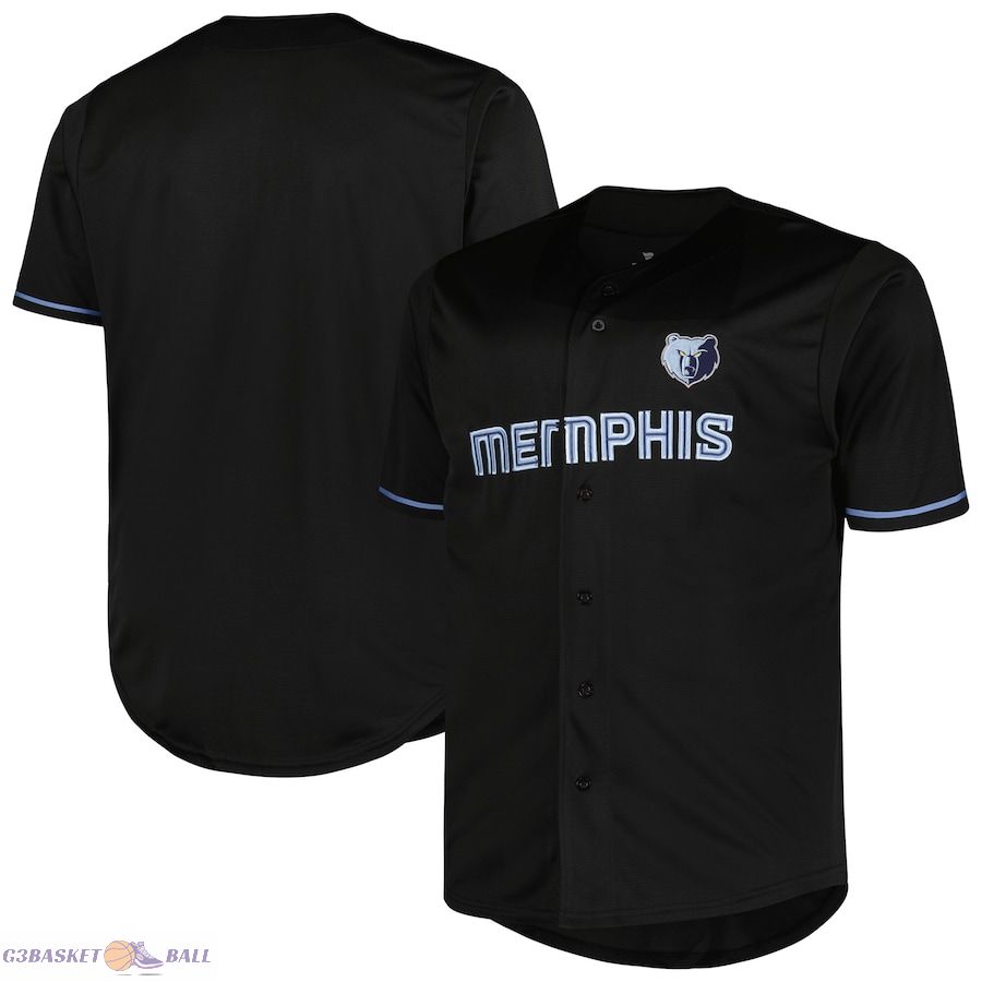 Men's Memphis Grizzlies Profile Black Big & Tall Pop Jersey