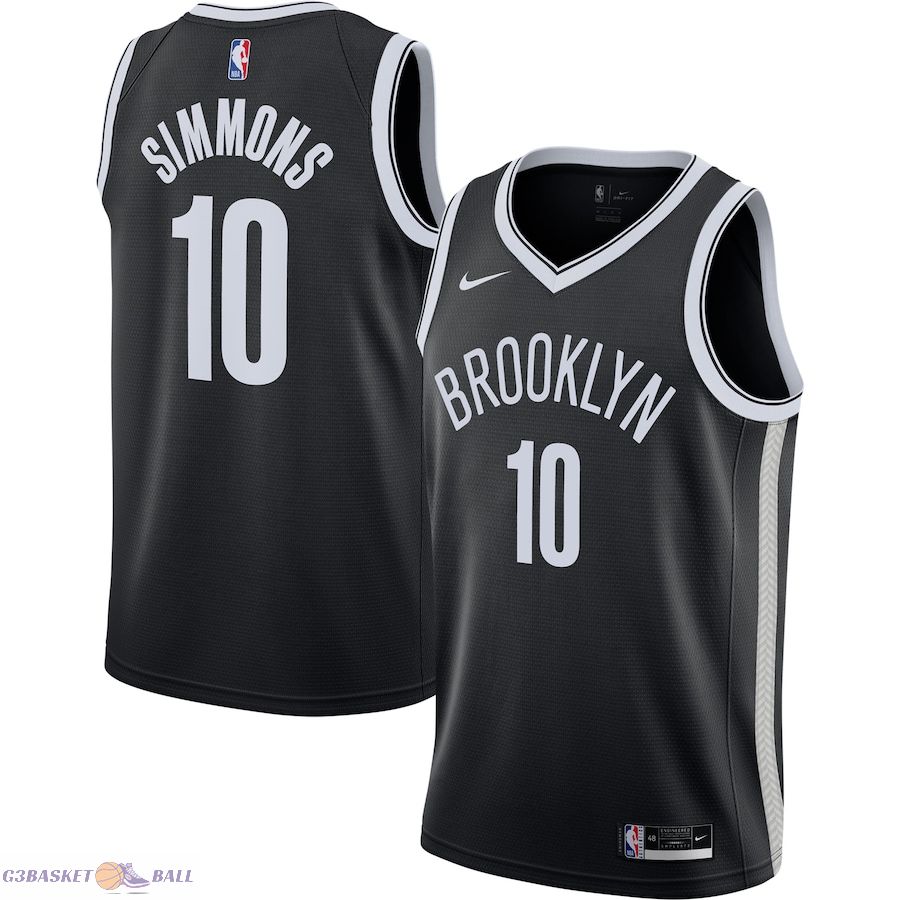 Brooklyn Nets Ben Simmons Black 2021/22 Swingman Jersey - Icon Edition