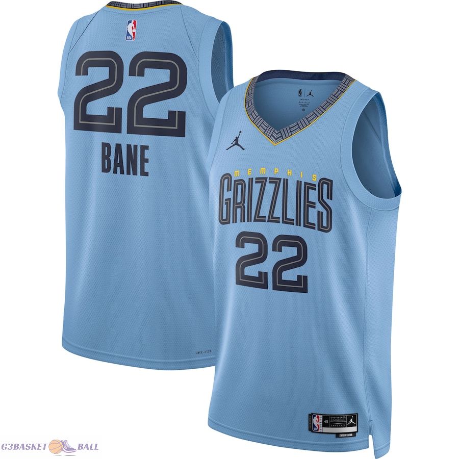 Unisex Memphis Grizzlies Desmond Bane Jordan Brand Light Blue Swingman Jersey - Statement Edition