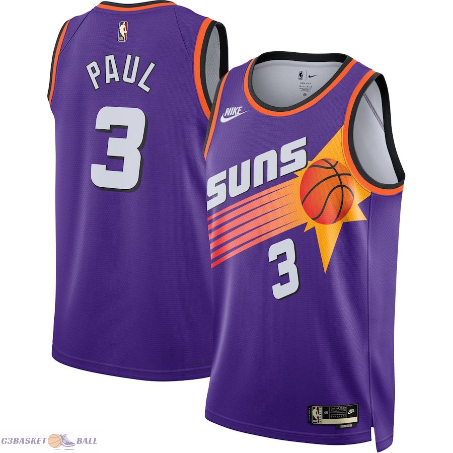 Men's Phoenix Suns Chris Paul Purple Swingman Jersey - Classic Edition