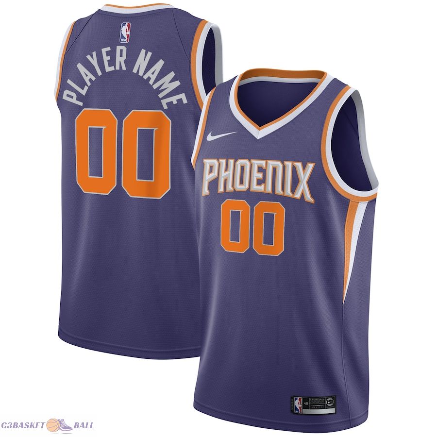 Men's Phoenix Suns Purple 2020/21 Swingman Custom Jersey - Icon Edition