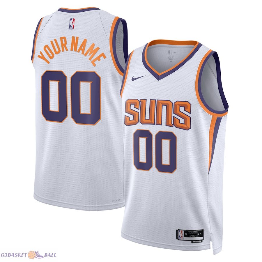 Unisex Phoenix Suns White 2022/23 Swingman Custom Jersey - Association Edition