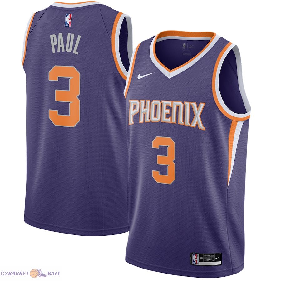 Men's Phoenix Suns Chris Paul Purple 2020/21 Swingman Jersey - Icon Edition