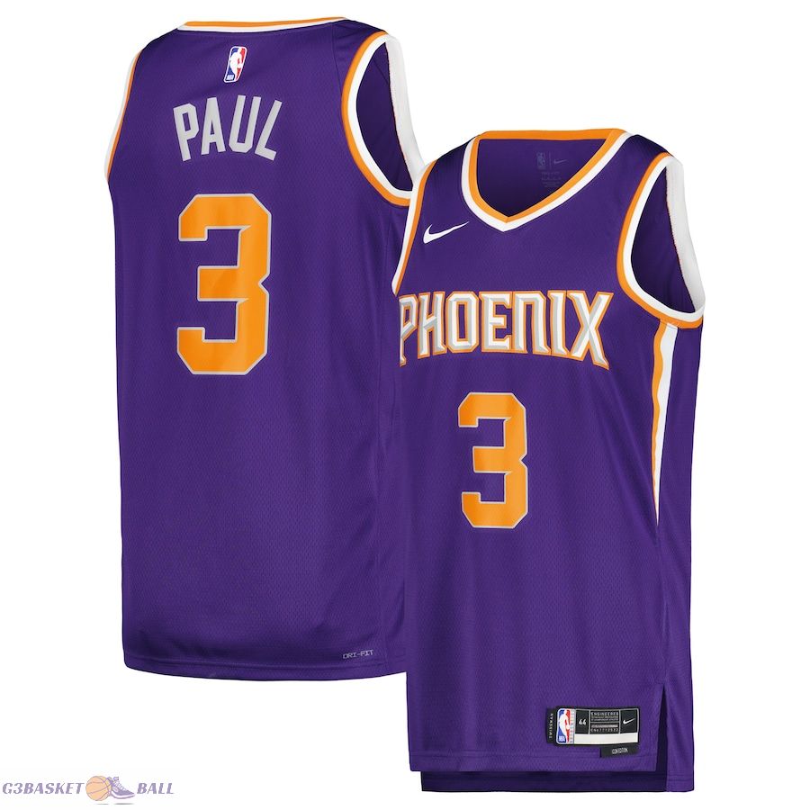 Unisex Phoenix Suns Chris Paul Purple Swingman Jersey - Icon Edition