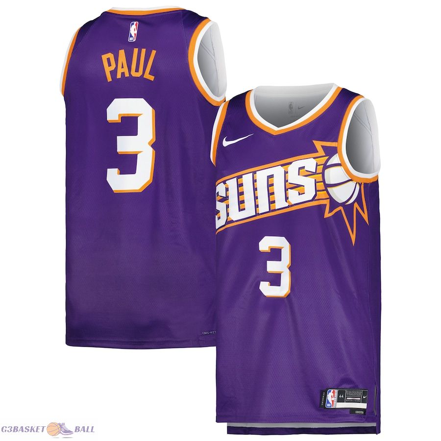 Unisex Phoenix Suns Chris Paul Purple Swingman Jersey - Icon Edition