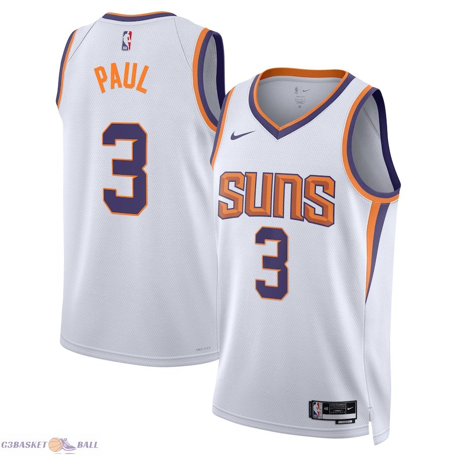 Unisex Phoenix Suns Chris Paul White Swingman Jersey - Association Edition