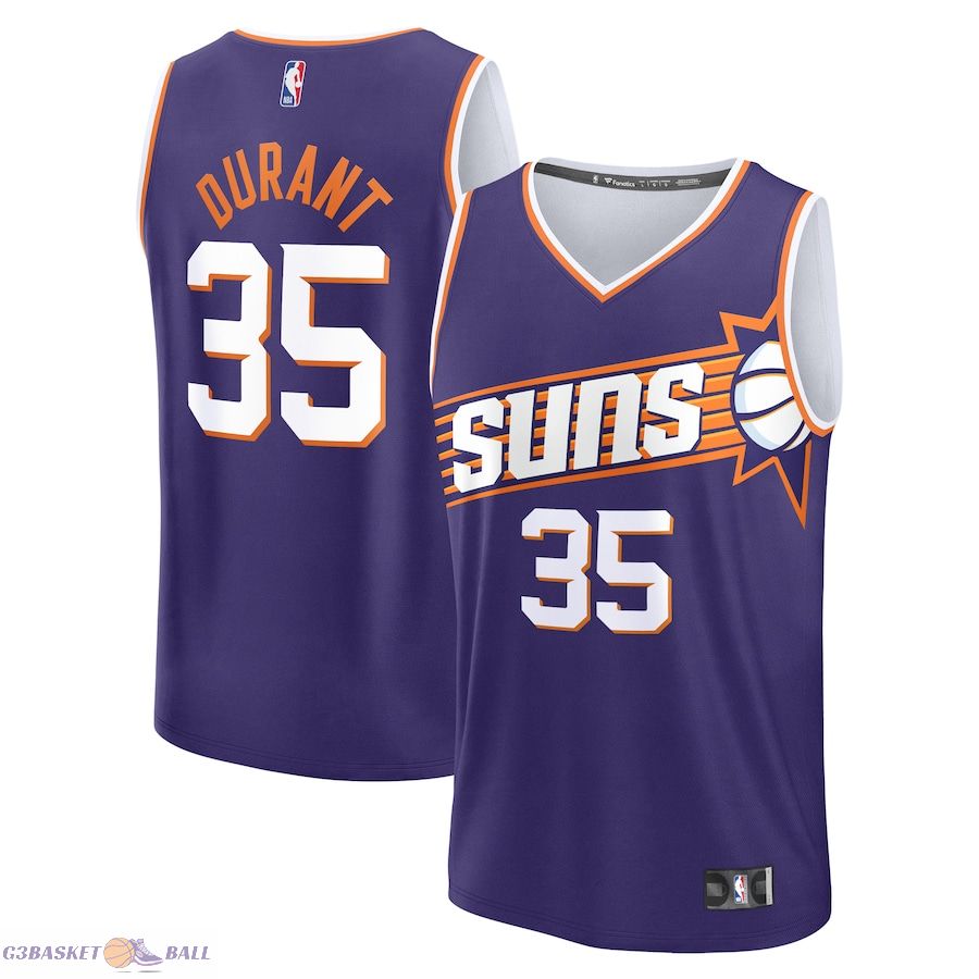 Youth Phoenix Suns Kevin Durant Fanatics Purple Fast Break Replica Player Jersey - Icon Edition