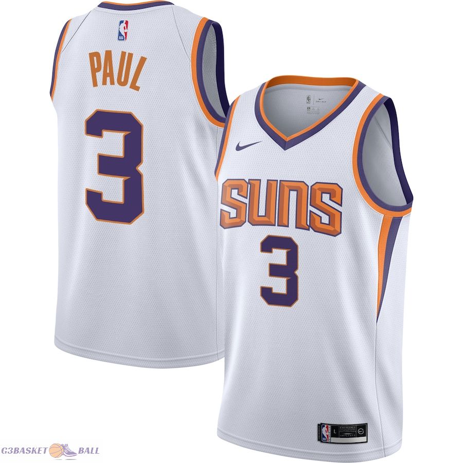 Youth Phoenix Suns Chris Paul White Swingman Jersey - Association Edition