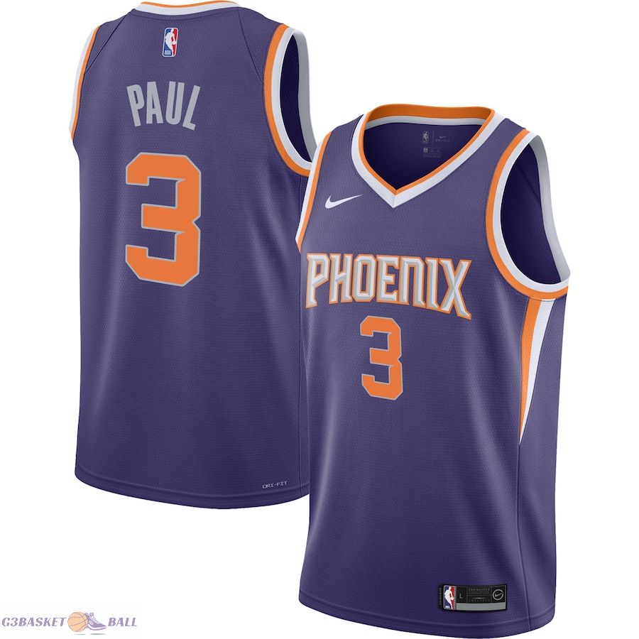 Youth Phoenix Suns Chris Paul Purple Swingman Jersey - Icon Edition