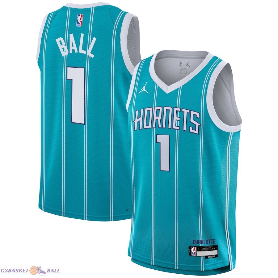 Youth Charlotte Hornets LaMelo Ball Teal Swingman Jersey - Icon Edition