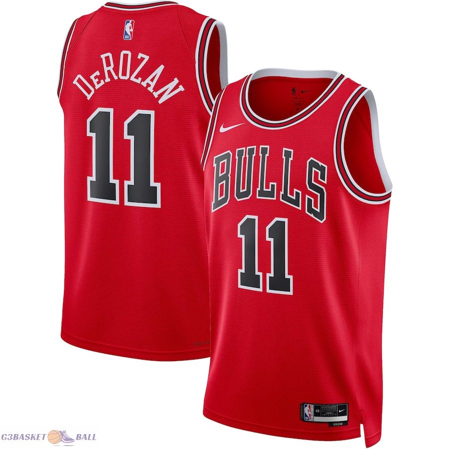 Unisex Chicago Bulls DeMar DeRozan Red Swingman Jersey - Icon Edition