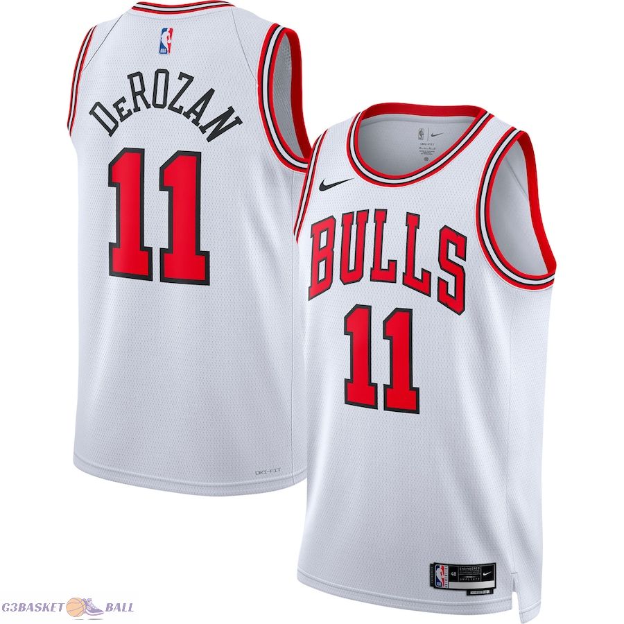 Unisex Chicago Bulls DeMar DeRozan White 2022/23 Swingman Player Jersey - Association Edition