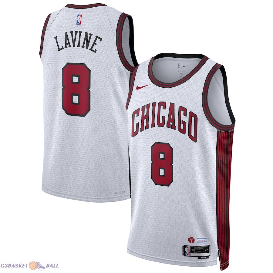 Unisex Chicago Bulls Zach LaVine White 2022/23 Swingman Jersey - City Edition