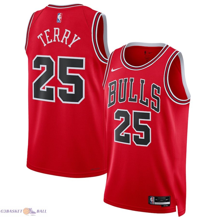 Unisex Chicago Bulls Dalen Terry Red 2022 NBA Draft First Round Pick Swingman Jersey - Icon Edition