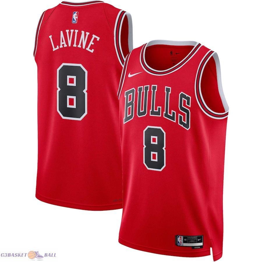 Unisex Chicago Bulls Zach LaVine Red Swingman Jersey - Icon Edition