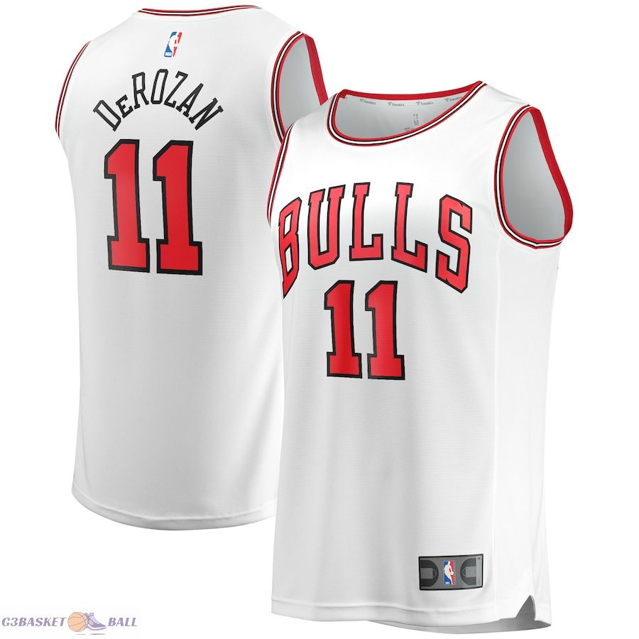 Youth Chicago Bulls DeMar DeRozan Fanatics White Fast Break Replica Jersey - Association Edition