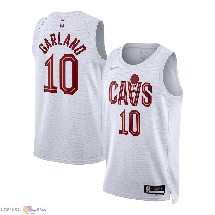 Unisex Cleveland Cavaliers Darius Garland White Swingman Jersey - Association Edition