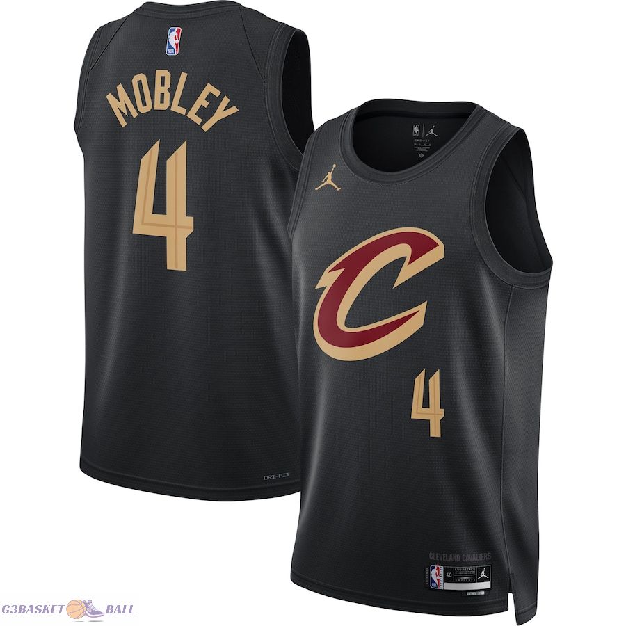 Unisex Cleveland Cavaliers Evan Mobley Jordan Brand Black Swingman Jersey - Statement Edition