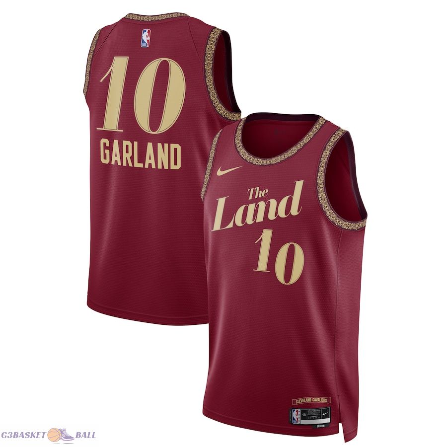 Unisex Cleveland Cavaliers Darius Garland Wine 2023/24 Swingman Jersey - City Edition