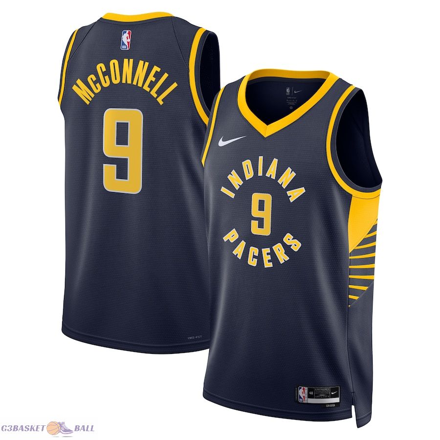 Unisex Indiana Pacers T.J. McConnell Navy Swingman Replica Jersey - Icon Edition